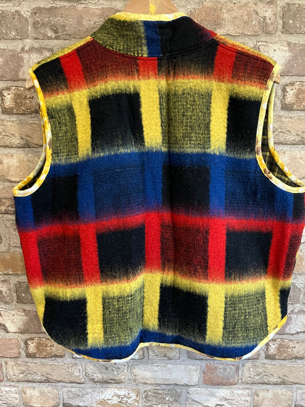 Upcycled Vintage Blanket Gilet