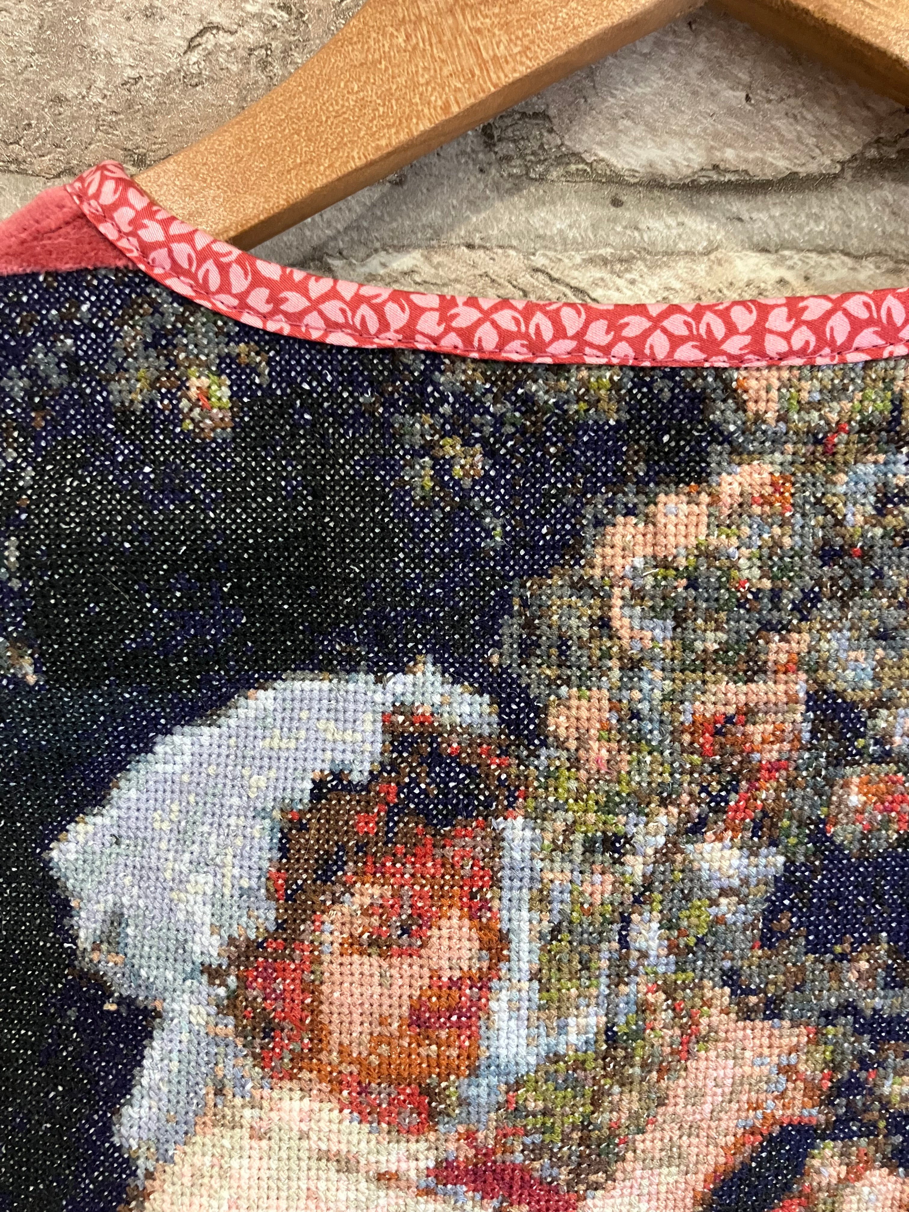 Upcycled One of a Kind Cotton Velvet Cropped Jacket