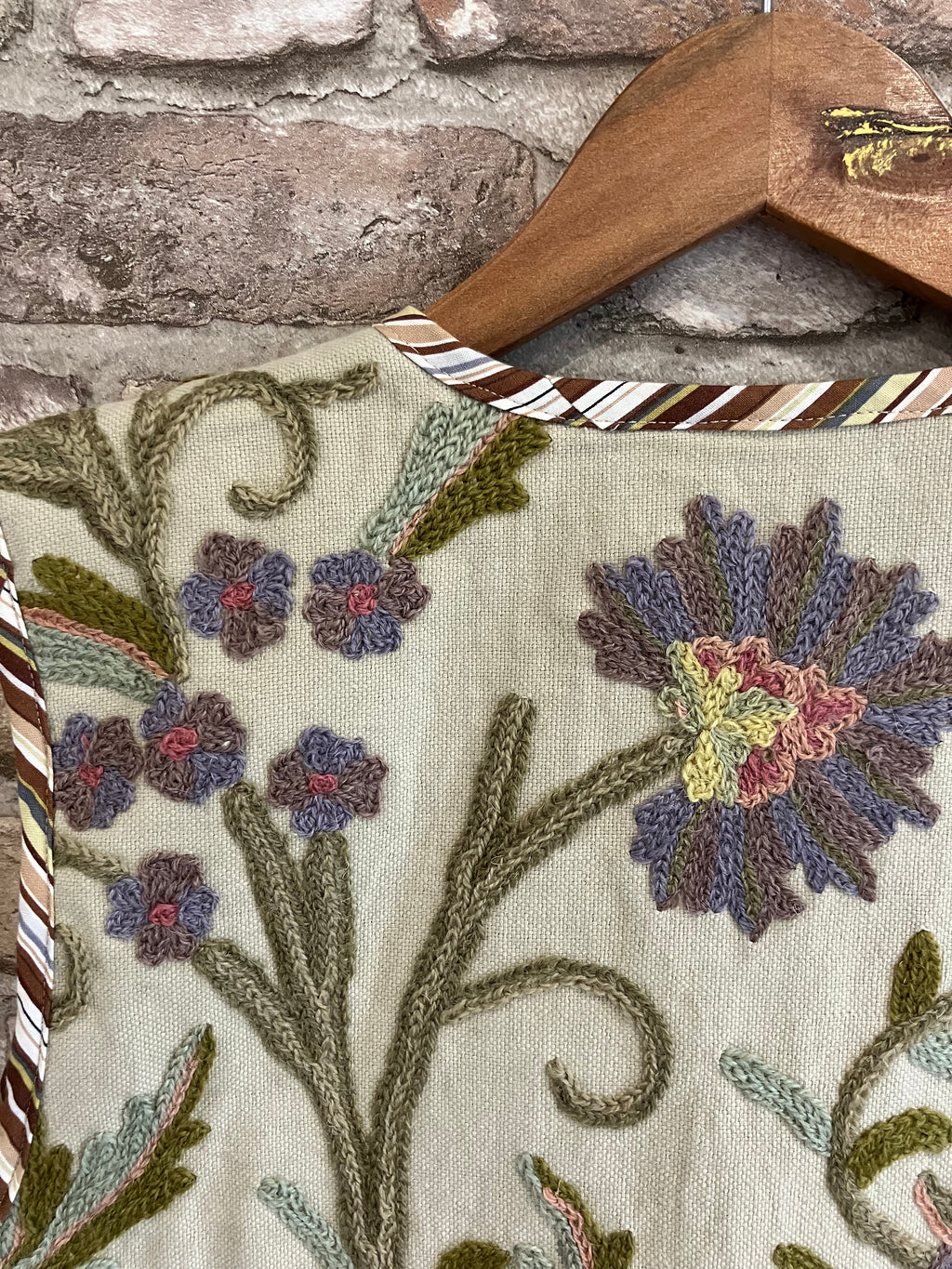 Reversible Crewel Work and Liberty Gilet