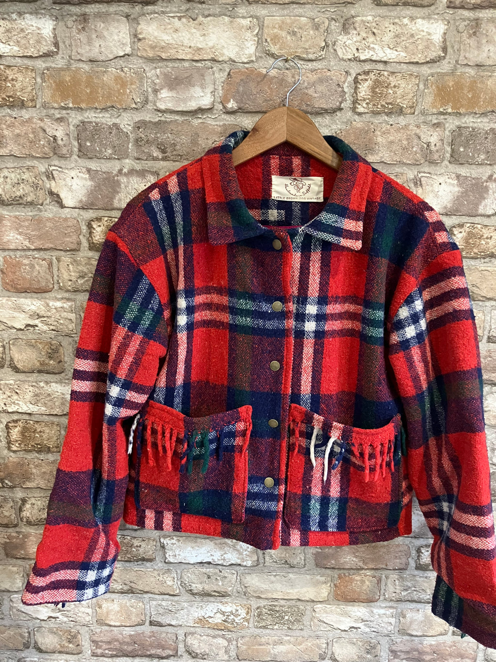 Tassel Blanket Upcycled Jacket