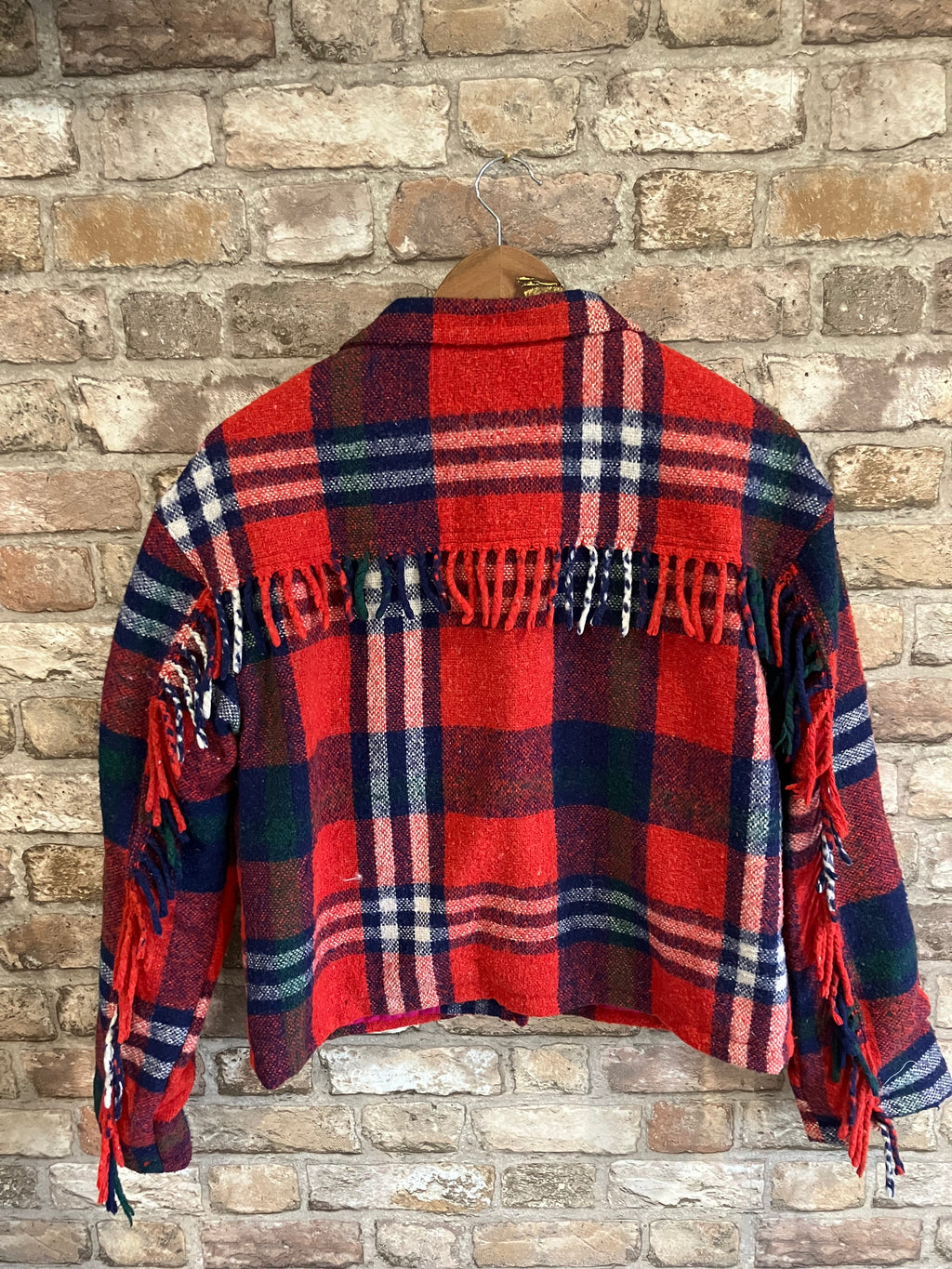 Tassel Blanket Upcycled Jacket