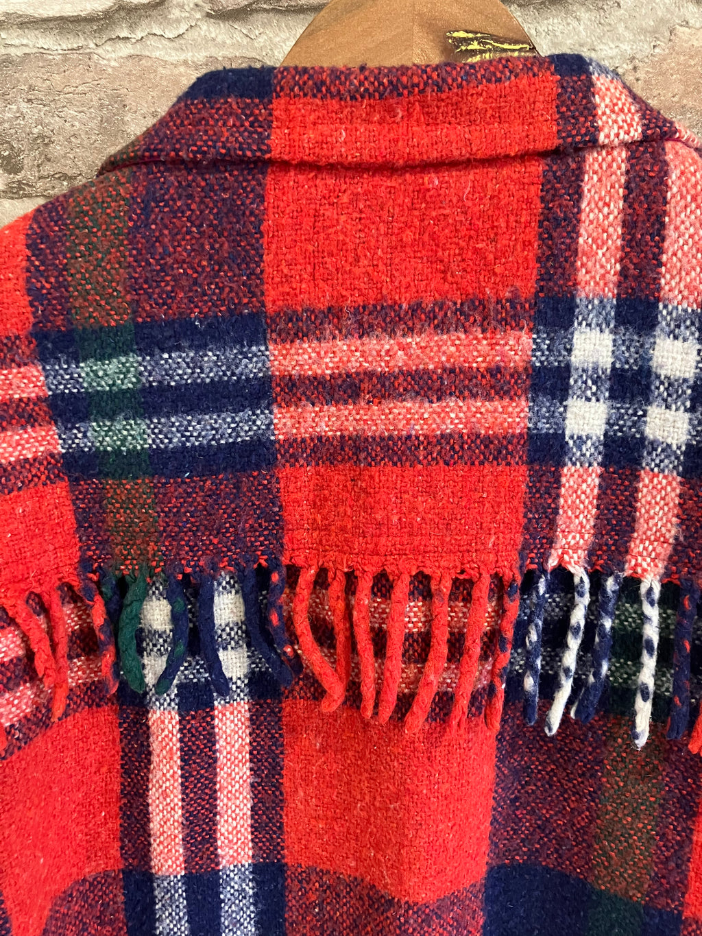 Tassel Blanket Upcycled Jacket