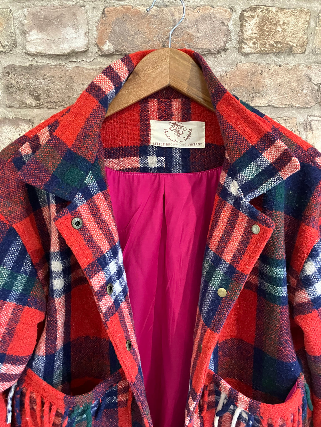 Tassel Blanket Upcycled Jacket