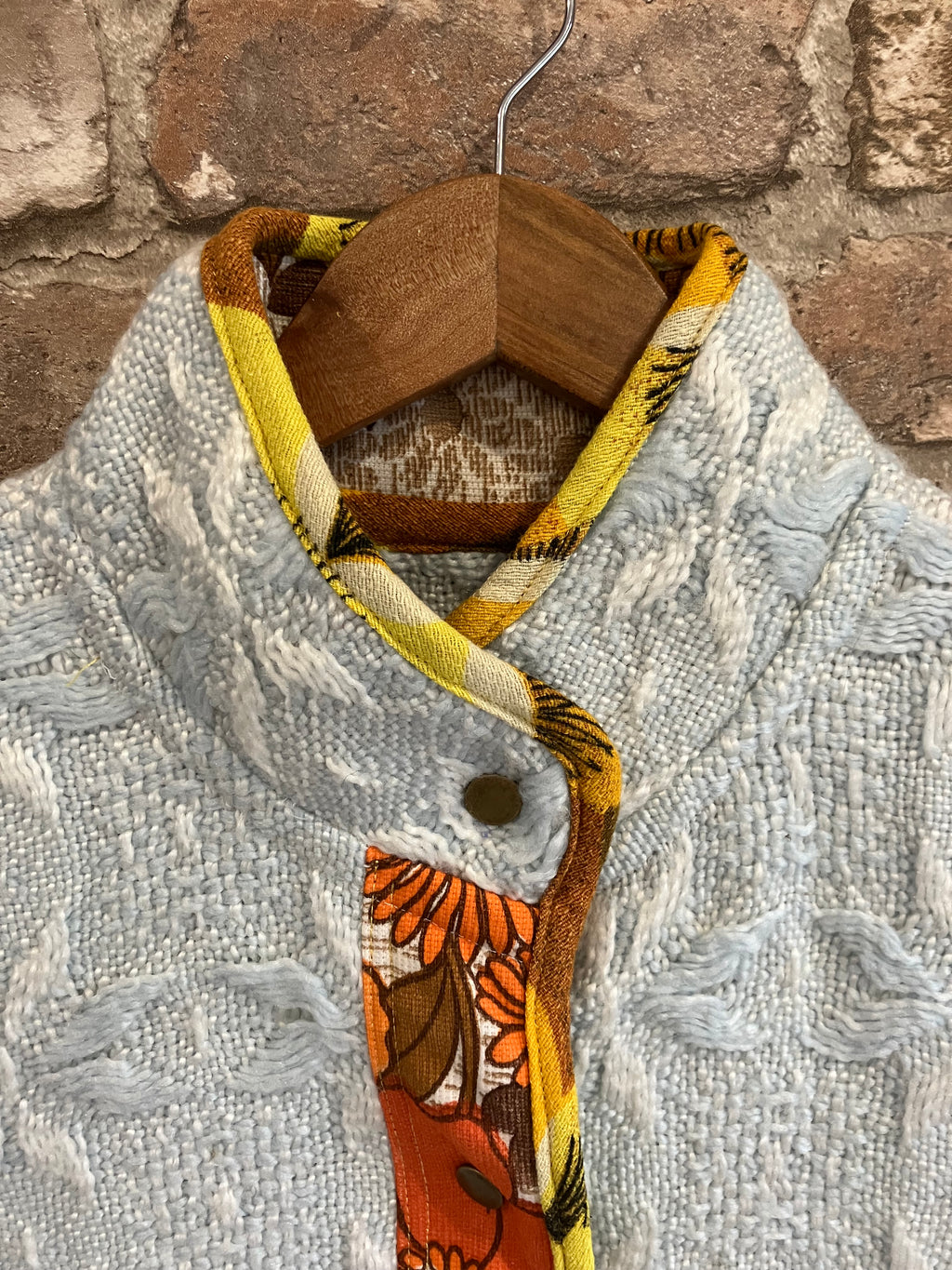 Upcycled Vintage Blanket Gilet