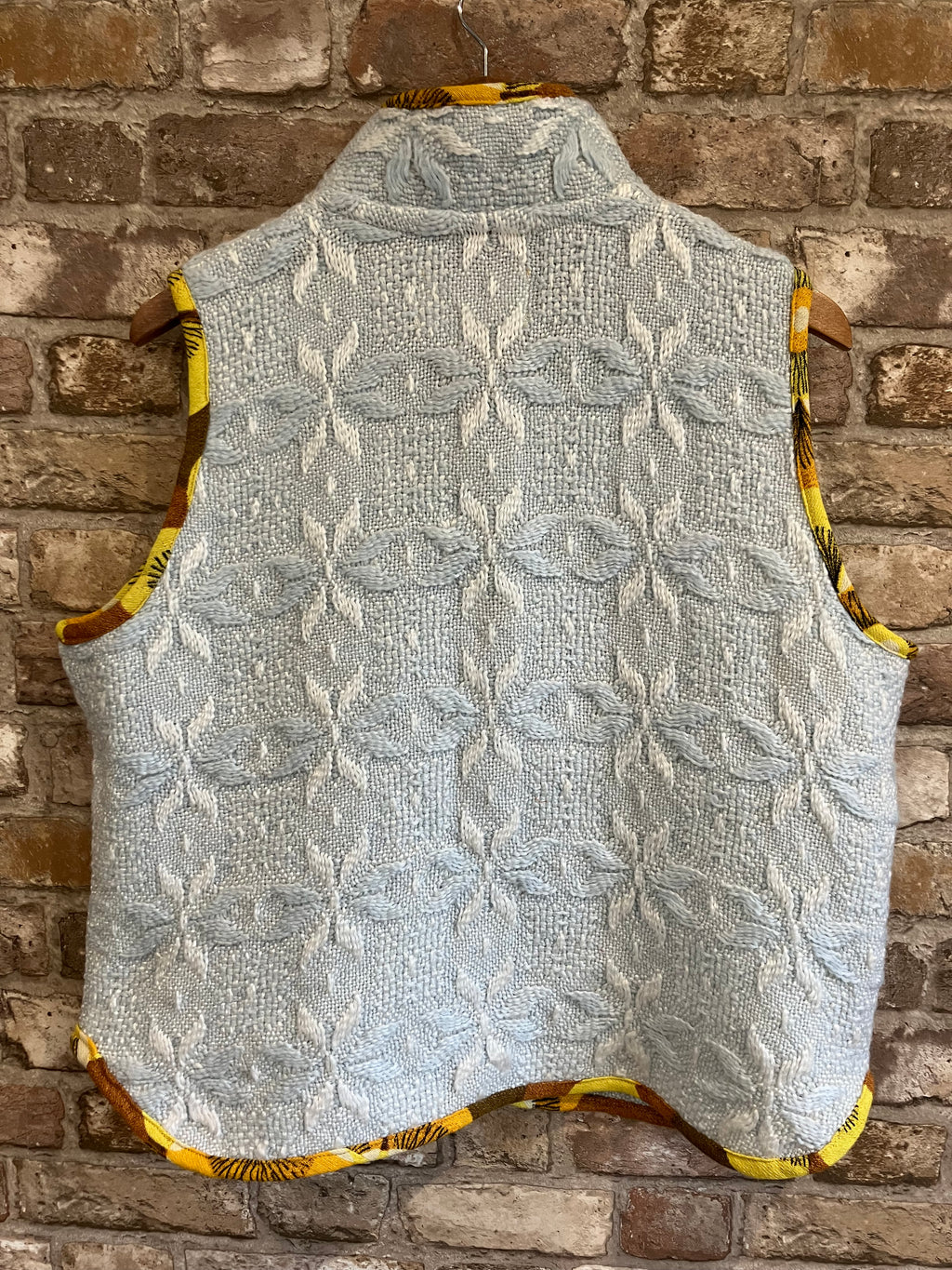 Upcycled Vintage Blanket Gilet