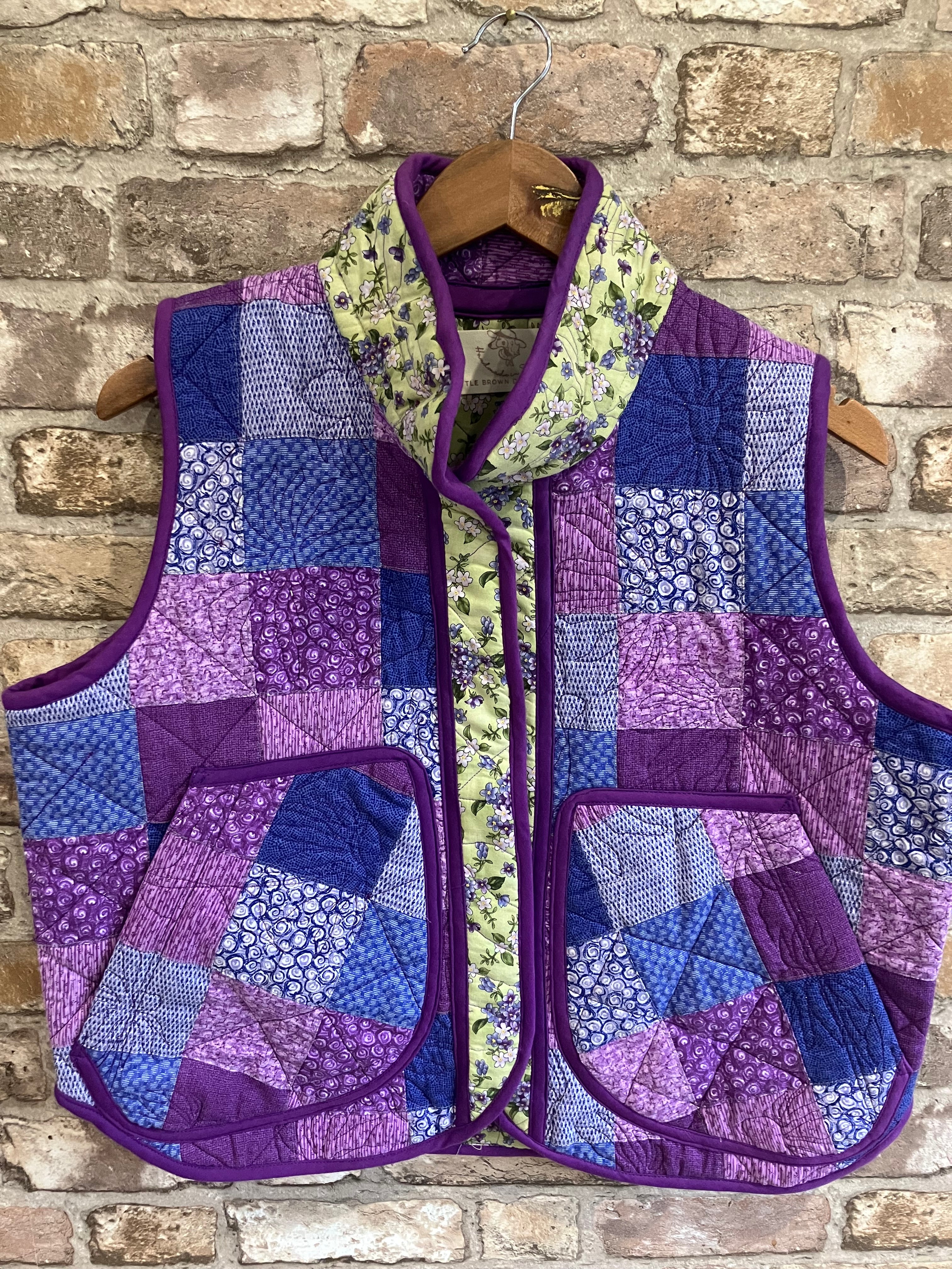 Upcycled Handmade Quilt Gilet
