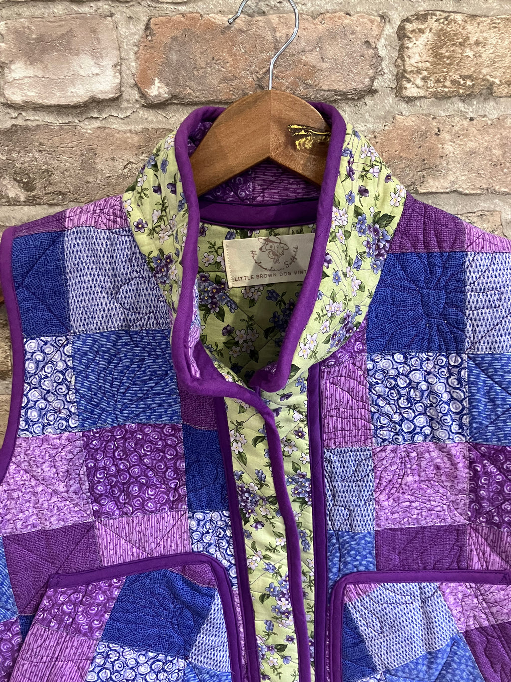 Upcycled Handmade Quilt Gilet