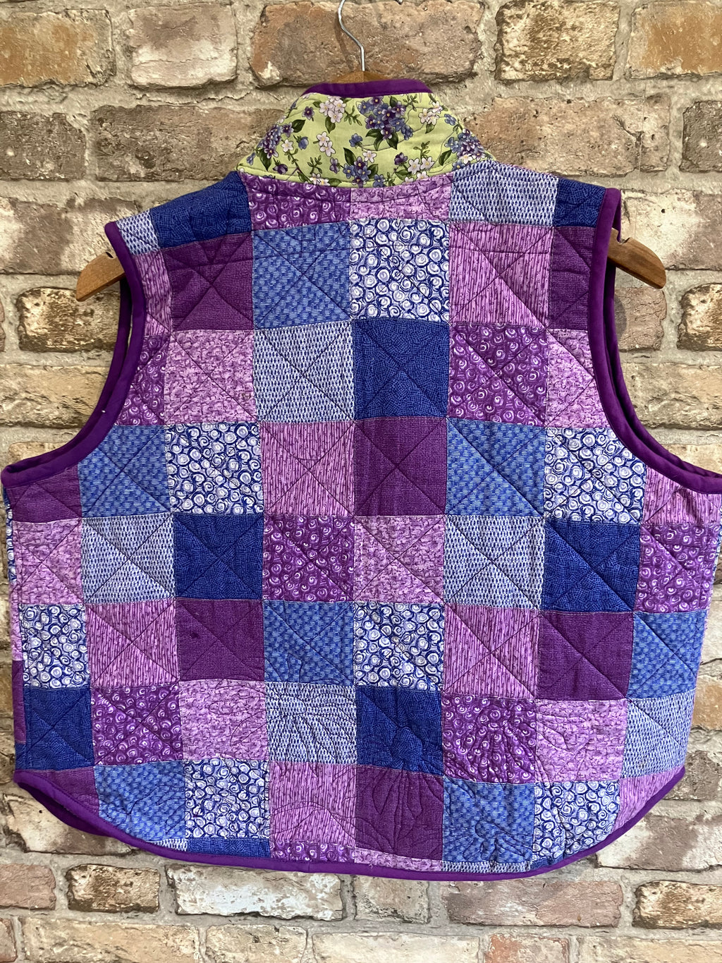 Upcycled Handmade Quilt Gilet