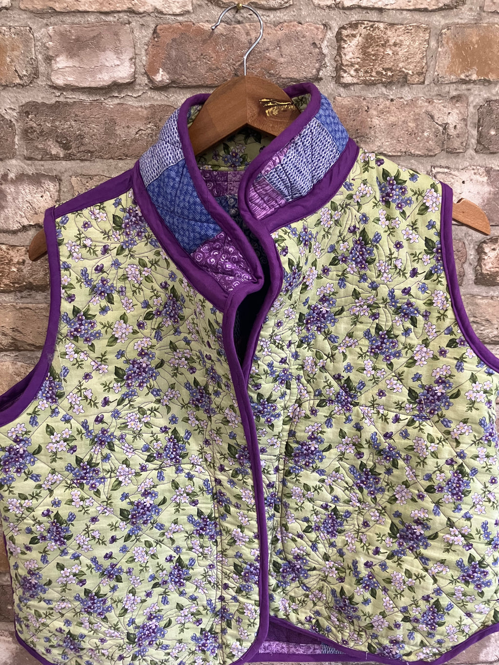 Upcycled Handmade Quilt Gilet