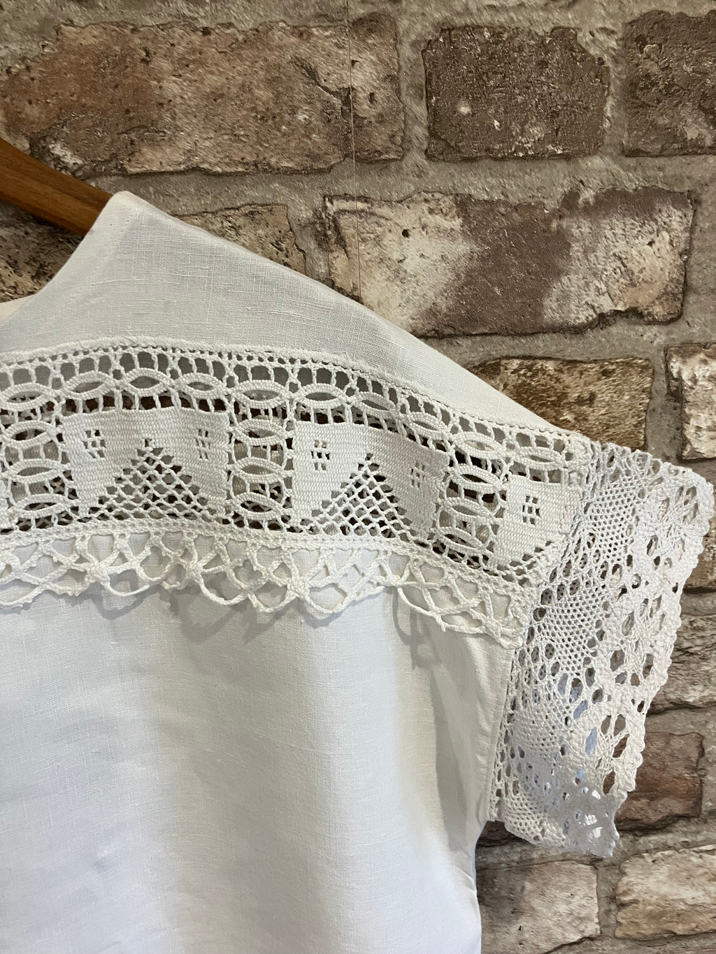 Soft Linen Simple Upcycled Blouse