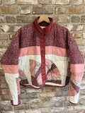 Flora Jacket - Hand Pieced Vintage Quilt