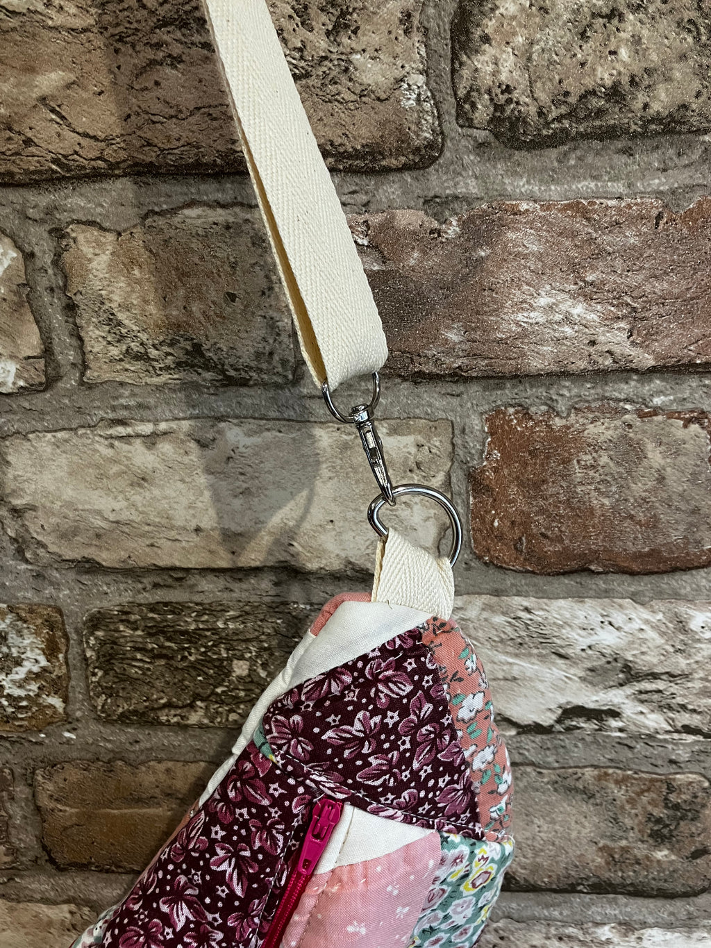 Cross Body Sling Bag – Vintage Hand-Pieced Quilt